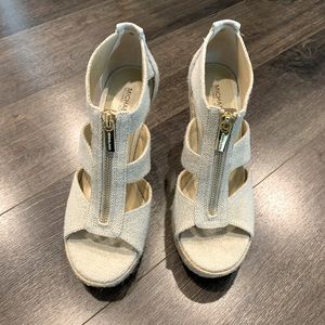 Michael Kors Canvas Wedge